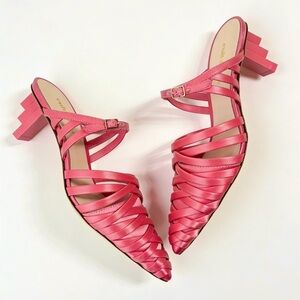 Cult Gaia Kitten Heel Mules